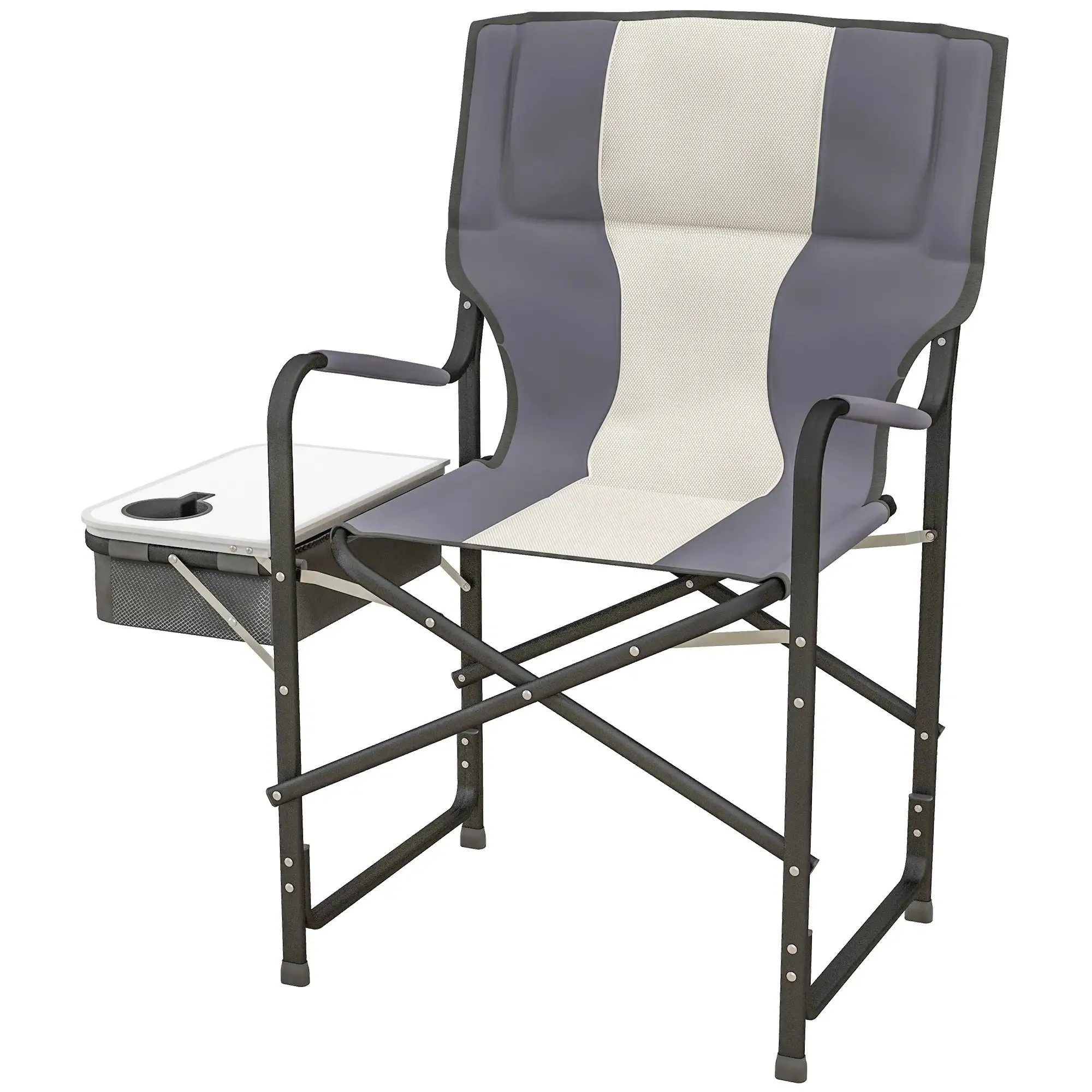 - Folding Chair, Efficient communication Cooler Table Aluminium Grey Multi-device compatible Outsunny Camping Bag With