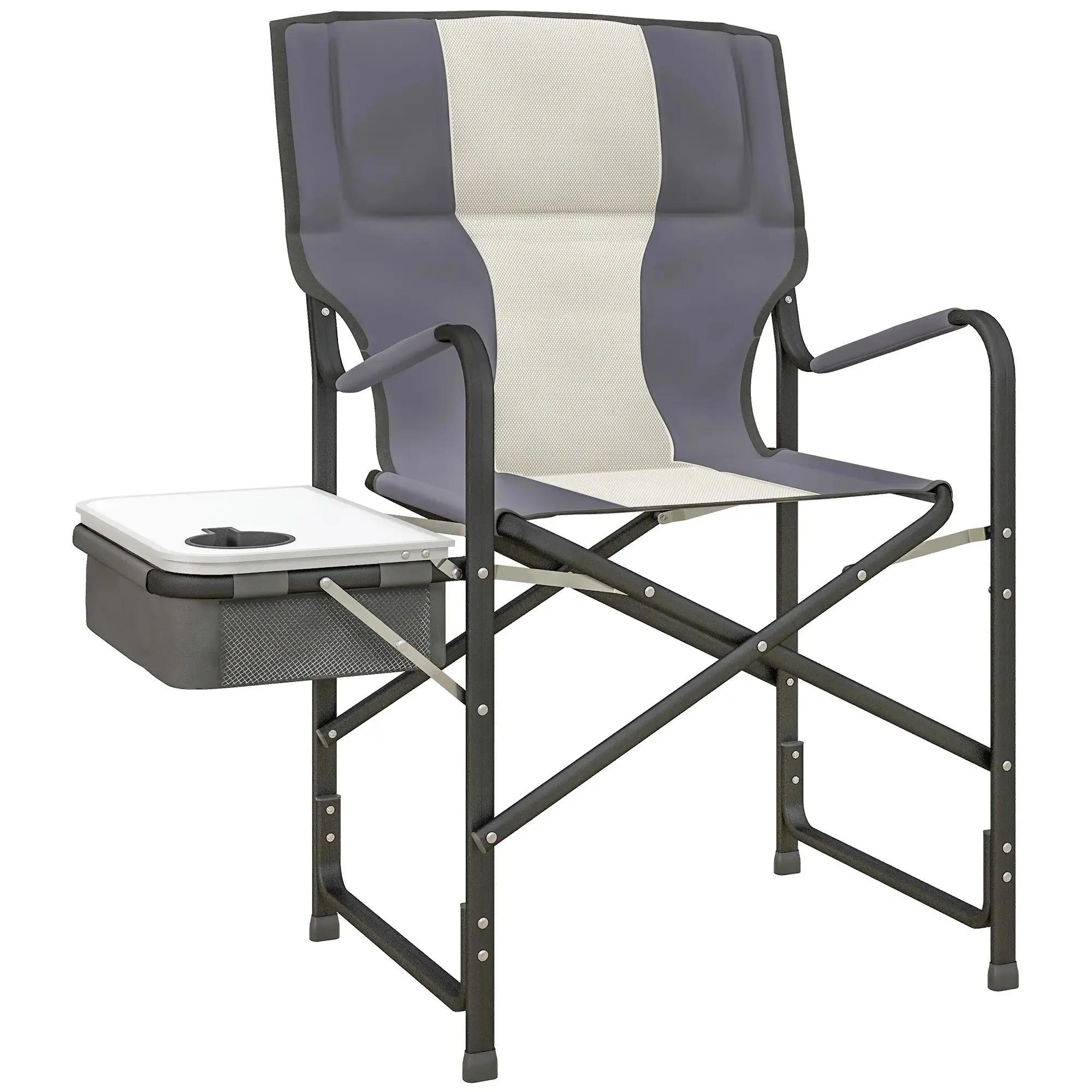 - Folding Chair, Efficient communication Cooler Table Aluminium Grey Multi-device compatible Outsunny Camping Bag With