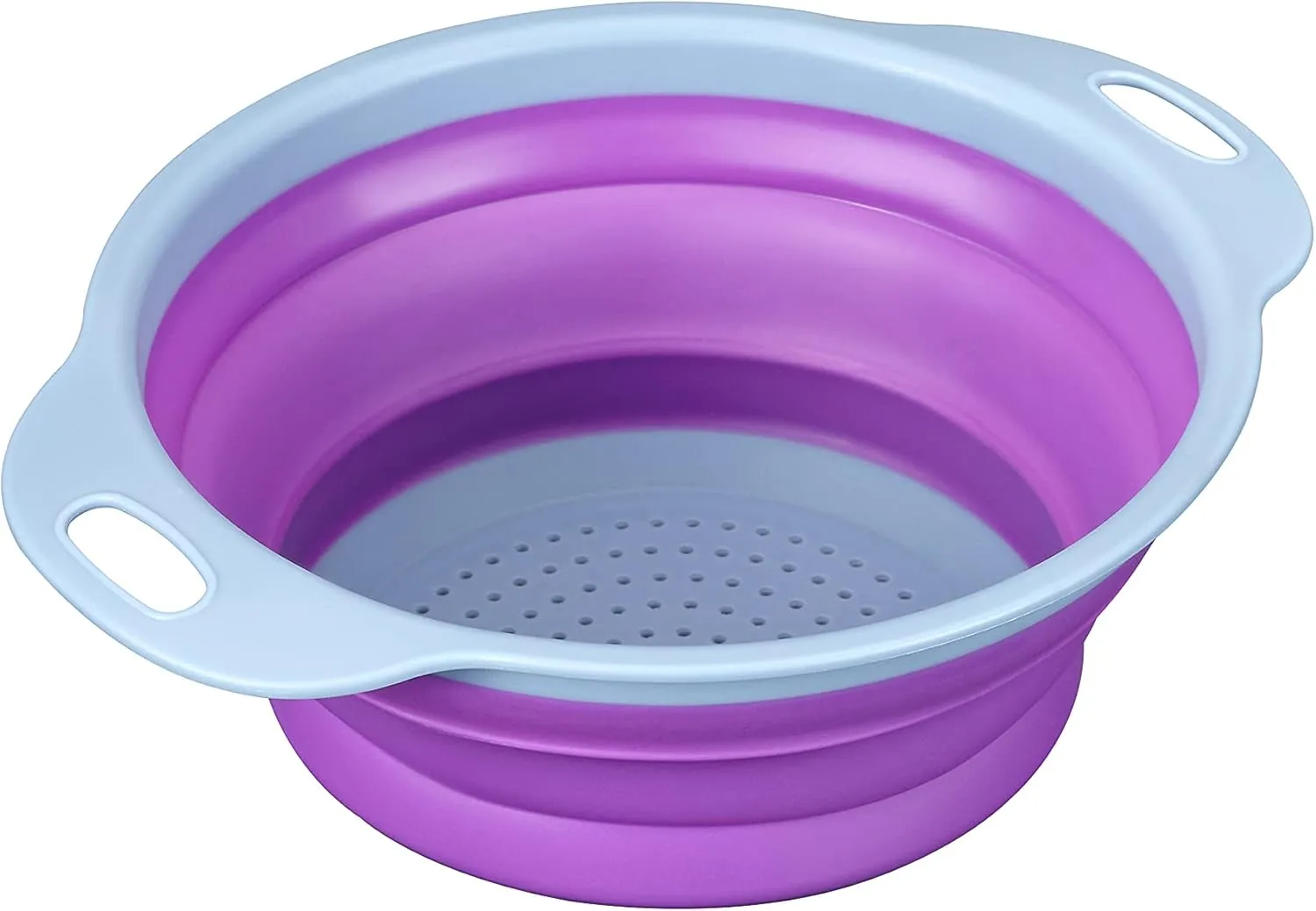 10 PCS Collapsible Kitchen Silicone Over the sink Strainer, Colander, Mixing Bowl, Cutting Board, Measuring Cups Set