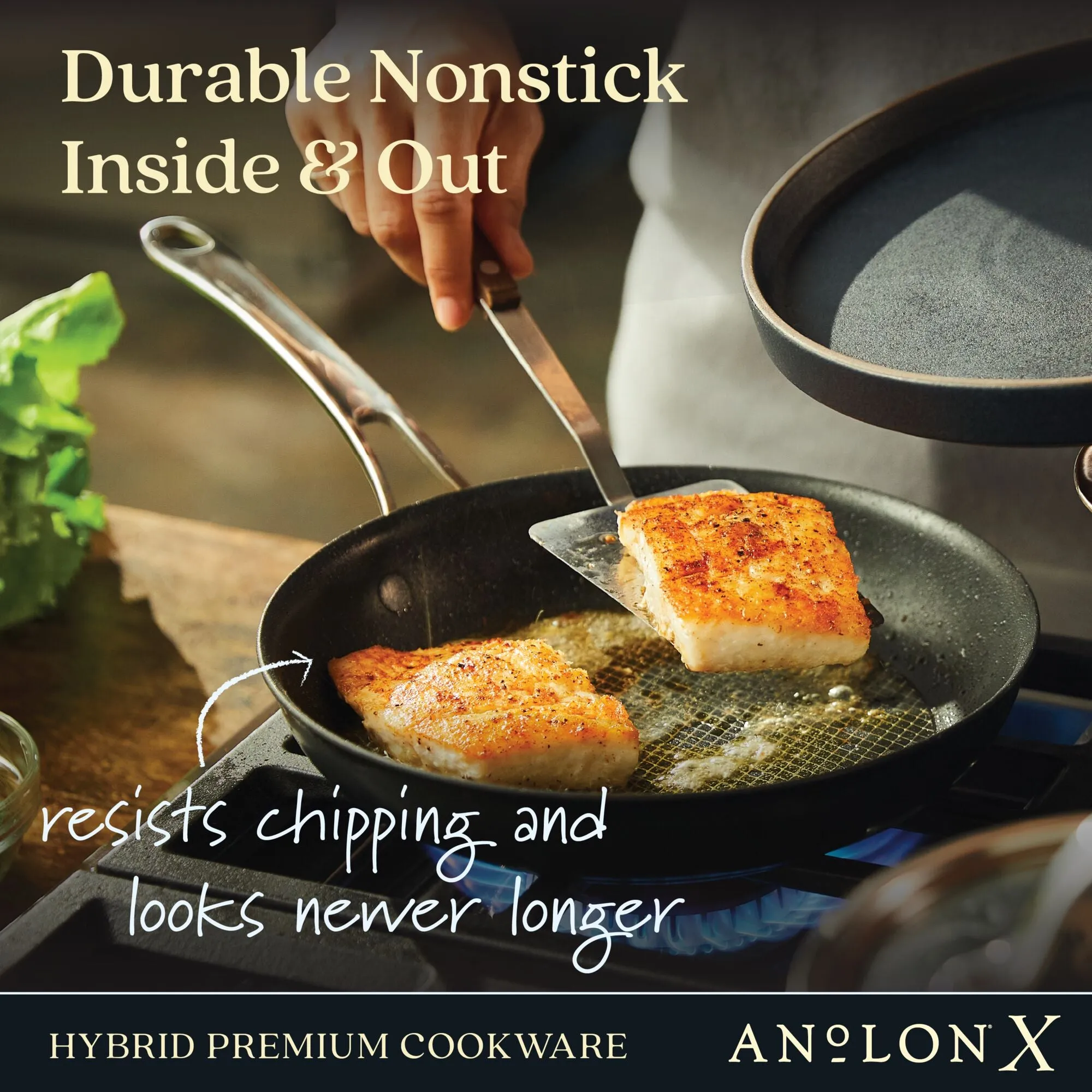 10-Piece Hybrid Nonstick Cookware Set