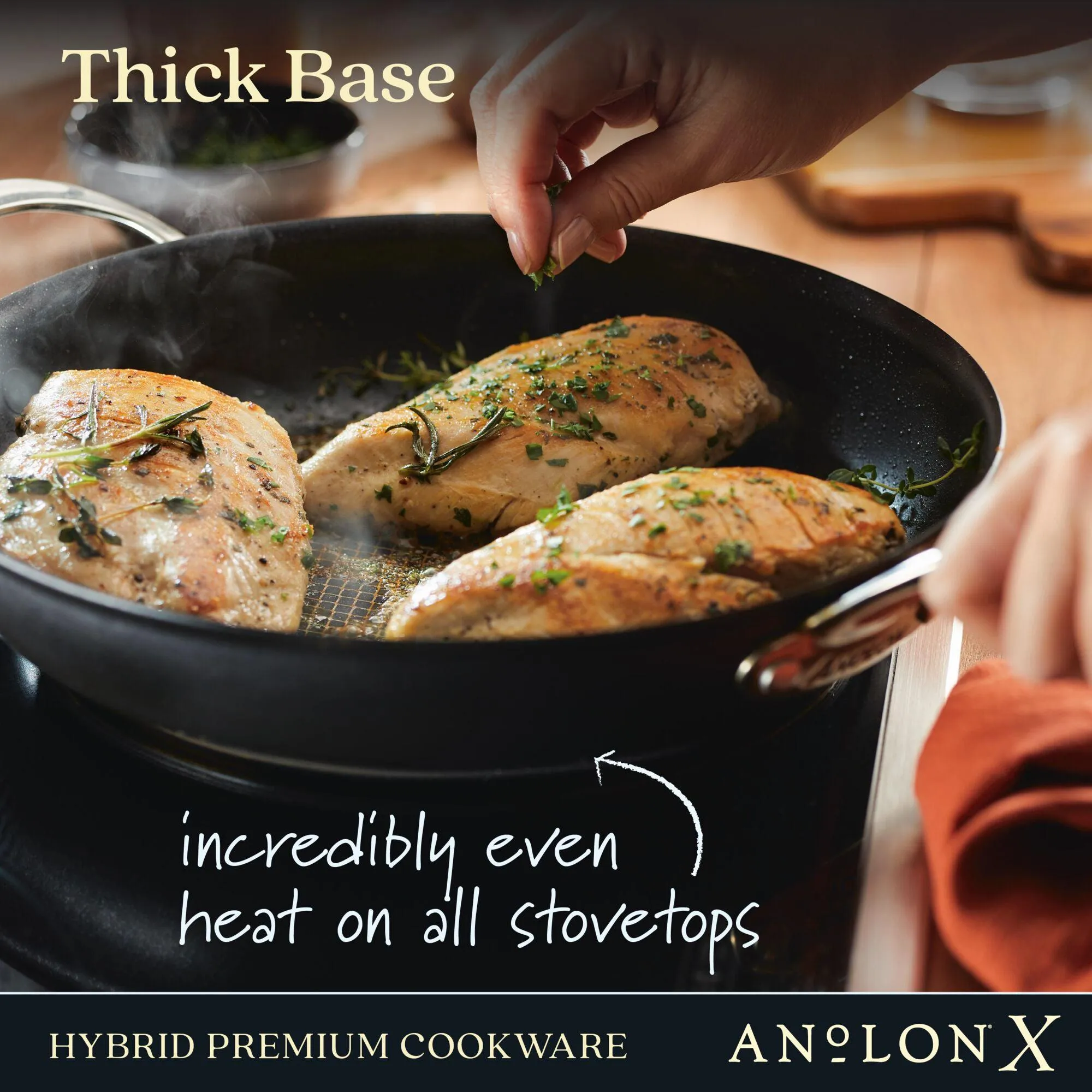 10-Piece Hybrid Nonstick Cookware Set