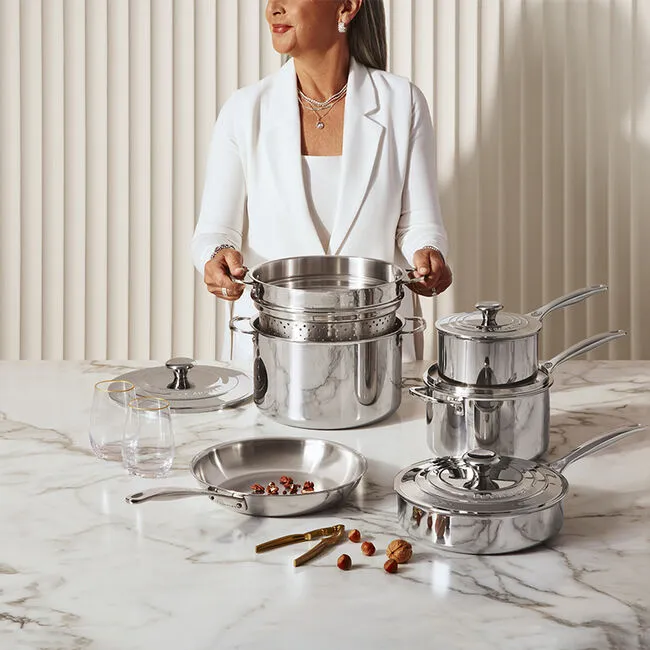 10-Piece Stainless Steel Cookware Set