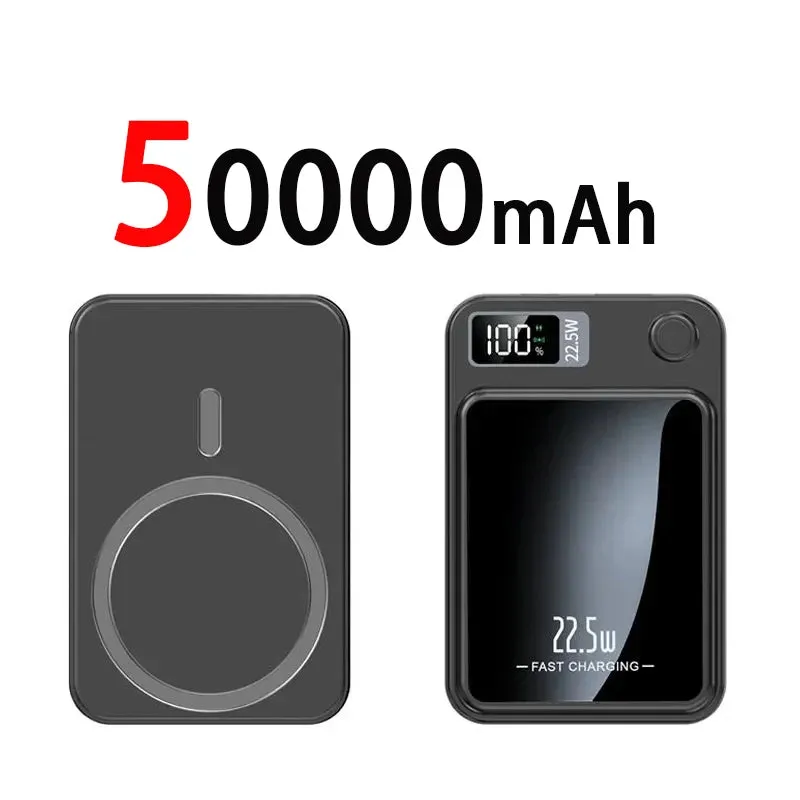 100000mAh Magnetic Qi Wireless Power Bank - 22.5W Fast Charging