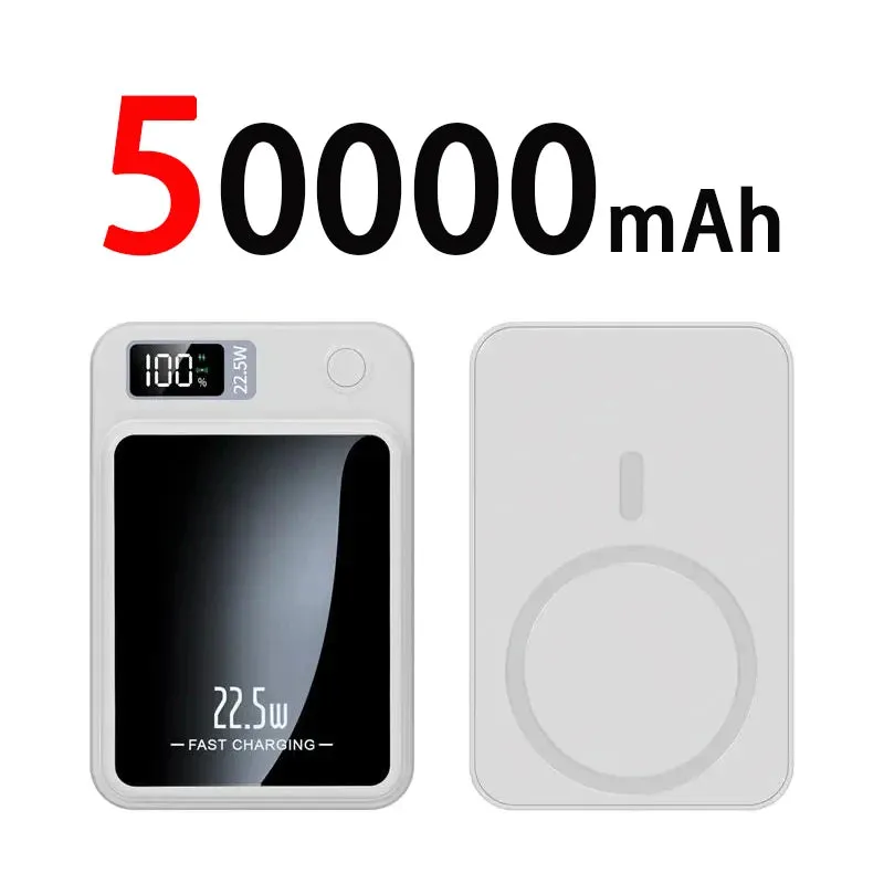 100000mAh Magnetic Qi Wireless Power Bank - 22.5W Fast Charging