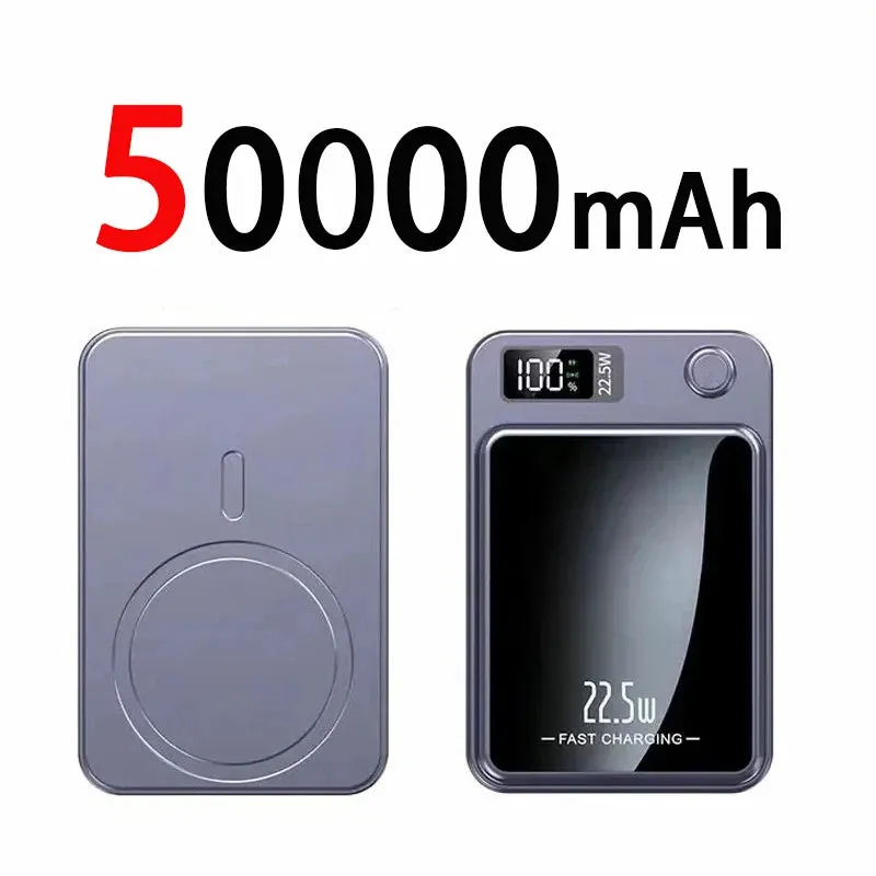 100000mAh Magnetic Qi Wireless Power Bank - 22.5W Fast Charging