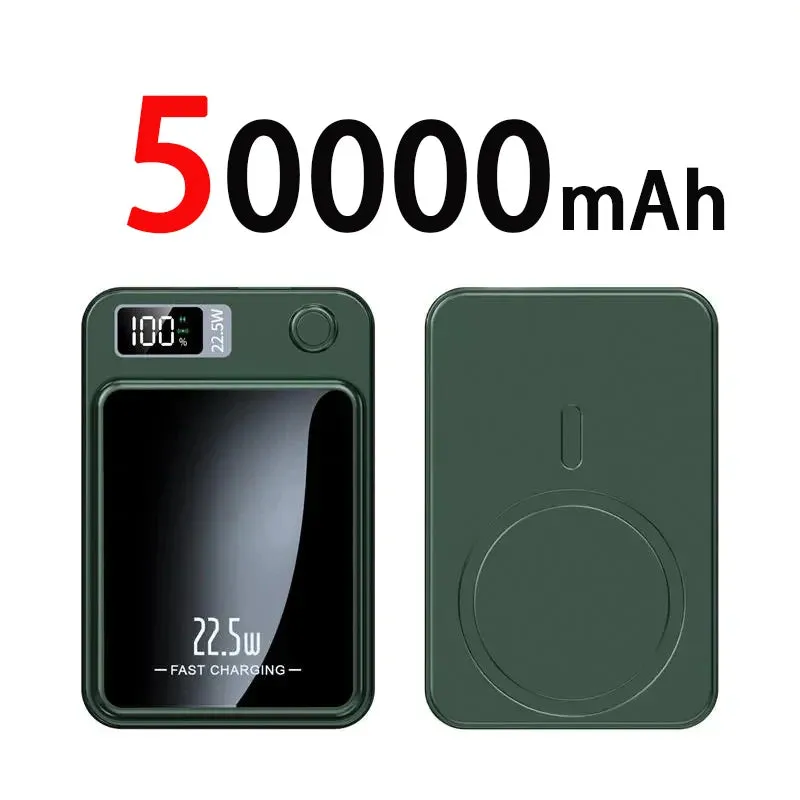 100000mAh Magnetic Qi Wireless Power Bank - 22.5W Fast Charging