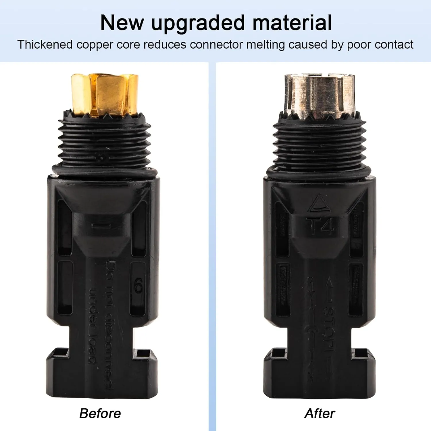 10A Solar Fuse Holder Inline with Male and Female Connector for Solar Panel and Solar Controller, Waterproof Solar Fuse Connector, Solar Surge Protection Device 5pcs