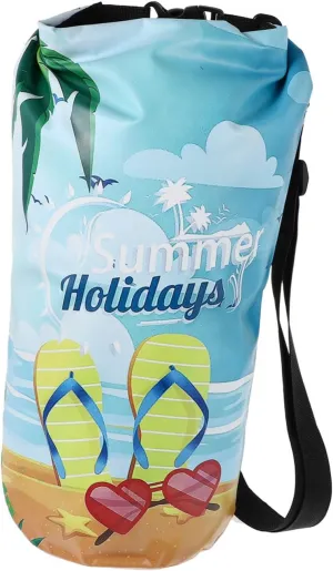 10l Pvc Floating Dry Sack Bag Waterproof Duffel for Outdoor Drifting Swimming Beach Travel