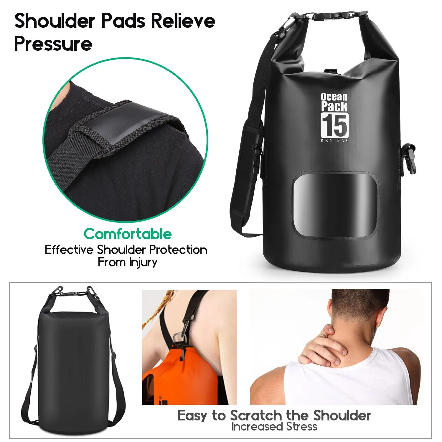 15L Waterproof Lightweight Dry Bag