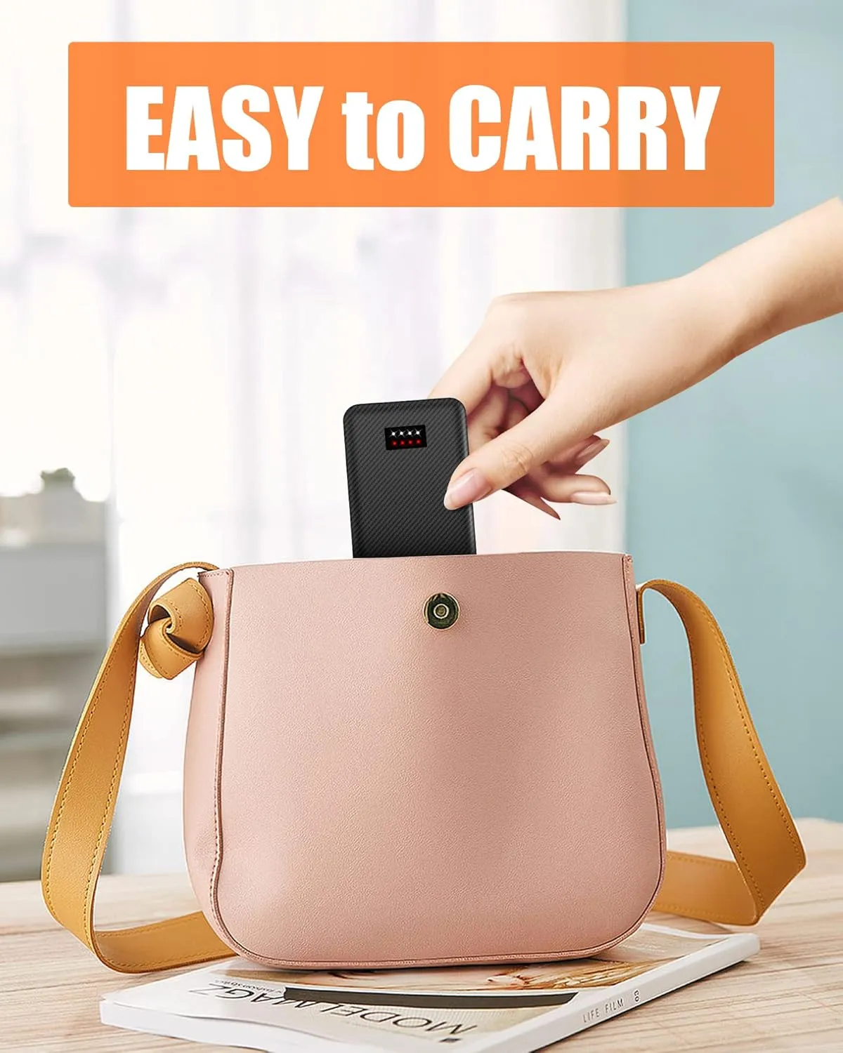 16000mAh Battery Pack for Heated Vest Jacket Coat Pants and Heating Underwear, 5V2A Heated Clothing Replacement Battery Pack
