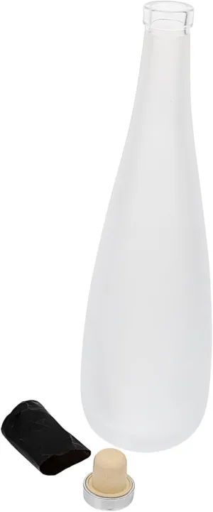 1Pc Frosted Brewing Bottle Sealed DIY Wine Storage Bottle with Elegant Packaging Design for Fruit Brewing and Gifting