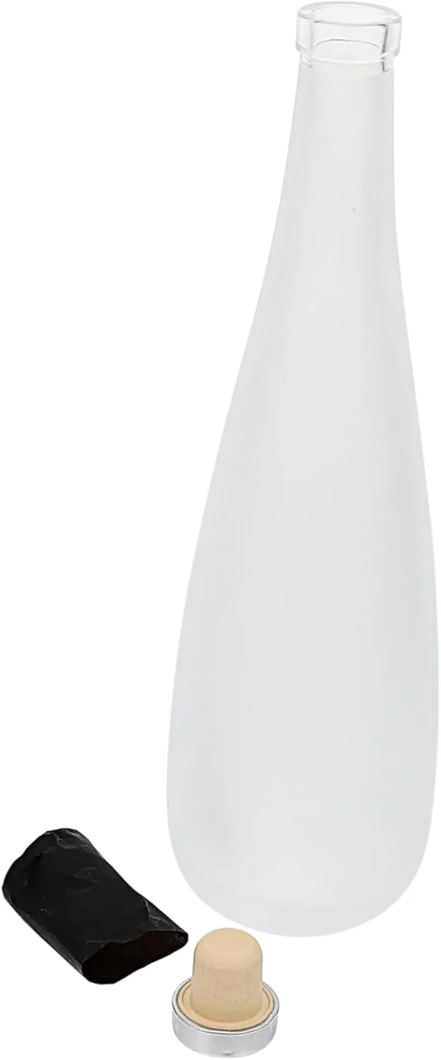 1Pc Frosted Brewing Bottle Sealed DIY Wine Storage Bottle with Elegant Packaging Design for Fruit Brewing and Gifting