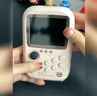 2-in-1 Mini Singles Game Console Power Bank with built-in 2 cable 6000mAh mobile power 3.2-inch color screen 10000 games