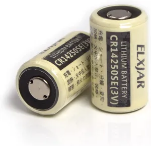 (2-Pack) 3V 850mAh CR14250SE Battery, 1/2 AA Laser Lithium Cell, for FDK Sanyo 1755-BAT CR1/2AA CR14250 CR14250SE CR14250SET and Siemens MCI2