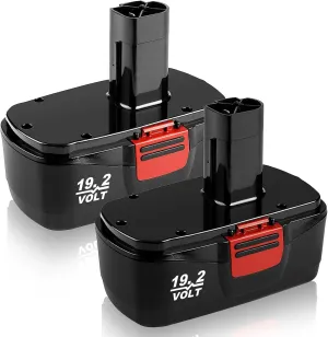 【2 Pack Upgrade 3.6Ah】C3 Replacement Battery Compatible with Craftsman 19.2 Volt Battery DieHard 130279005 315.113753 315.115410 315.11485 1323903 120235021 130235021 11375 11376 Cordless Batteries