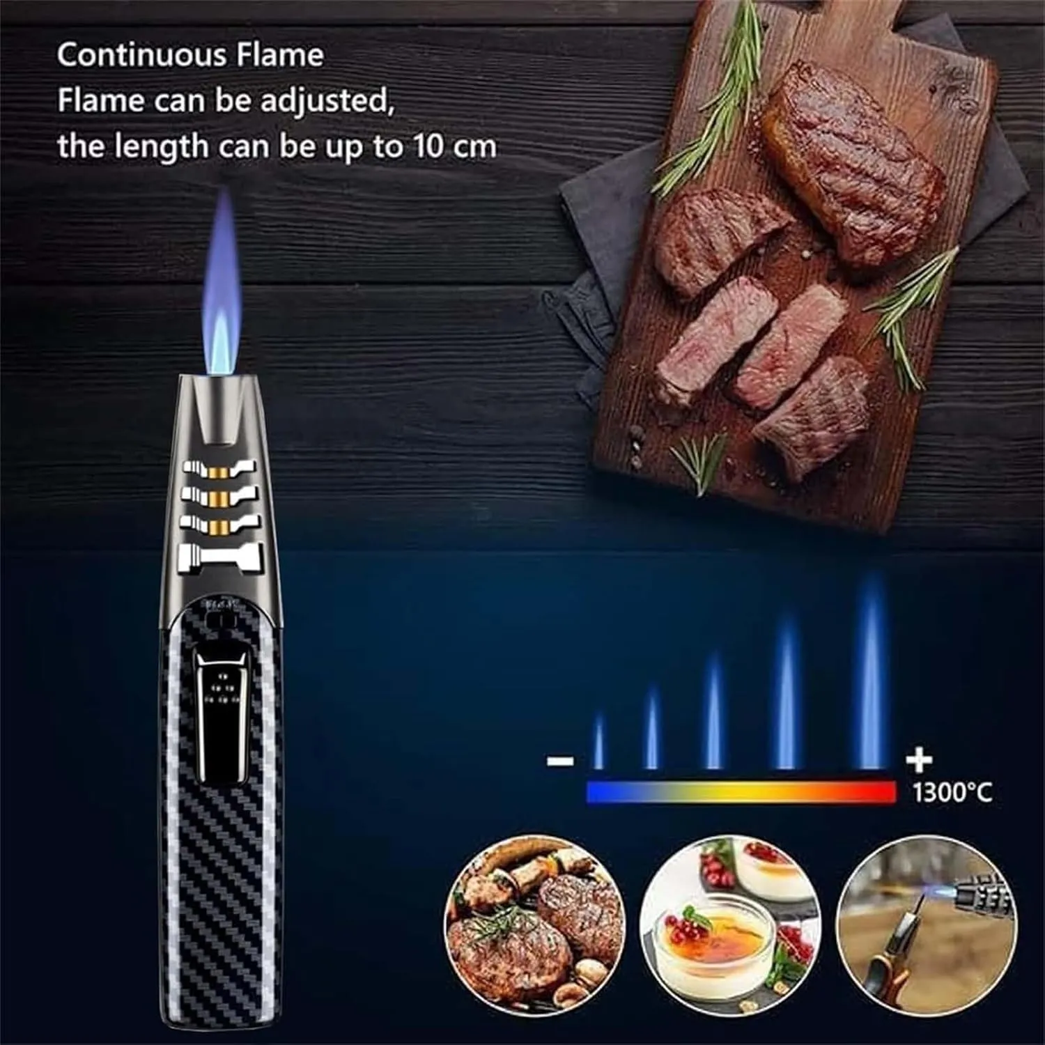 2 Pcs Fire Blaze Lighter, Fireblaze Jet Flame Lighter, Powerful Adjustable Flame Dual-Arc Torch Lighter, Waterproof and Windproof Lighter for Camping Barbecue Kitchen Outdoor Activities (A)