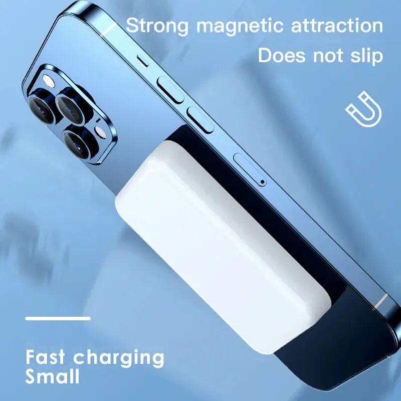 20000 mAh Mini Wireless Portable Power Bank | Fast Charging | Best iPhone 12/13 Charger
