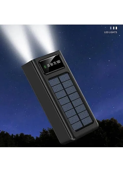 20,000 Mah Solar Power Bank 4in1 Cables