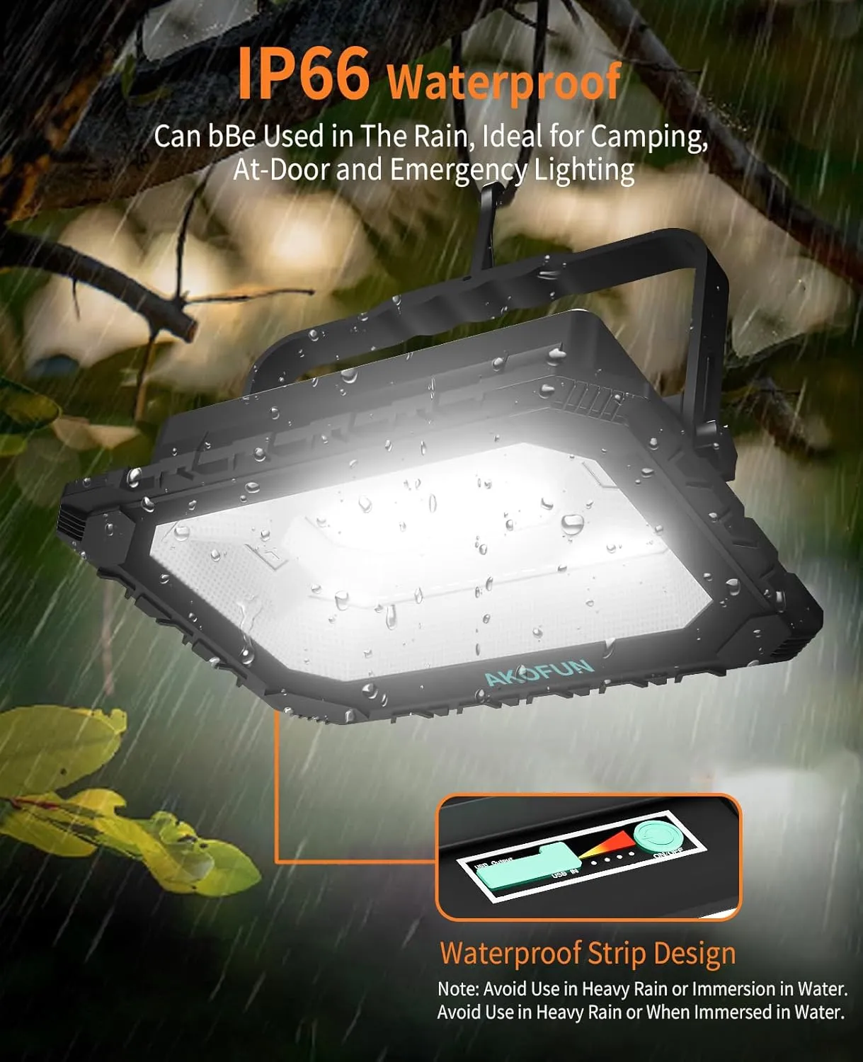 200W LED Solar Work Light Rechargeable, 16000LM Magnetic Worklight 3000K/4500K/6500K, 16000mAh Battery, IP66 Waterproof Portable Solar Outdoor Working Light for Emergency, Camping