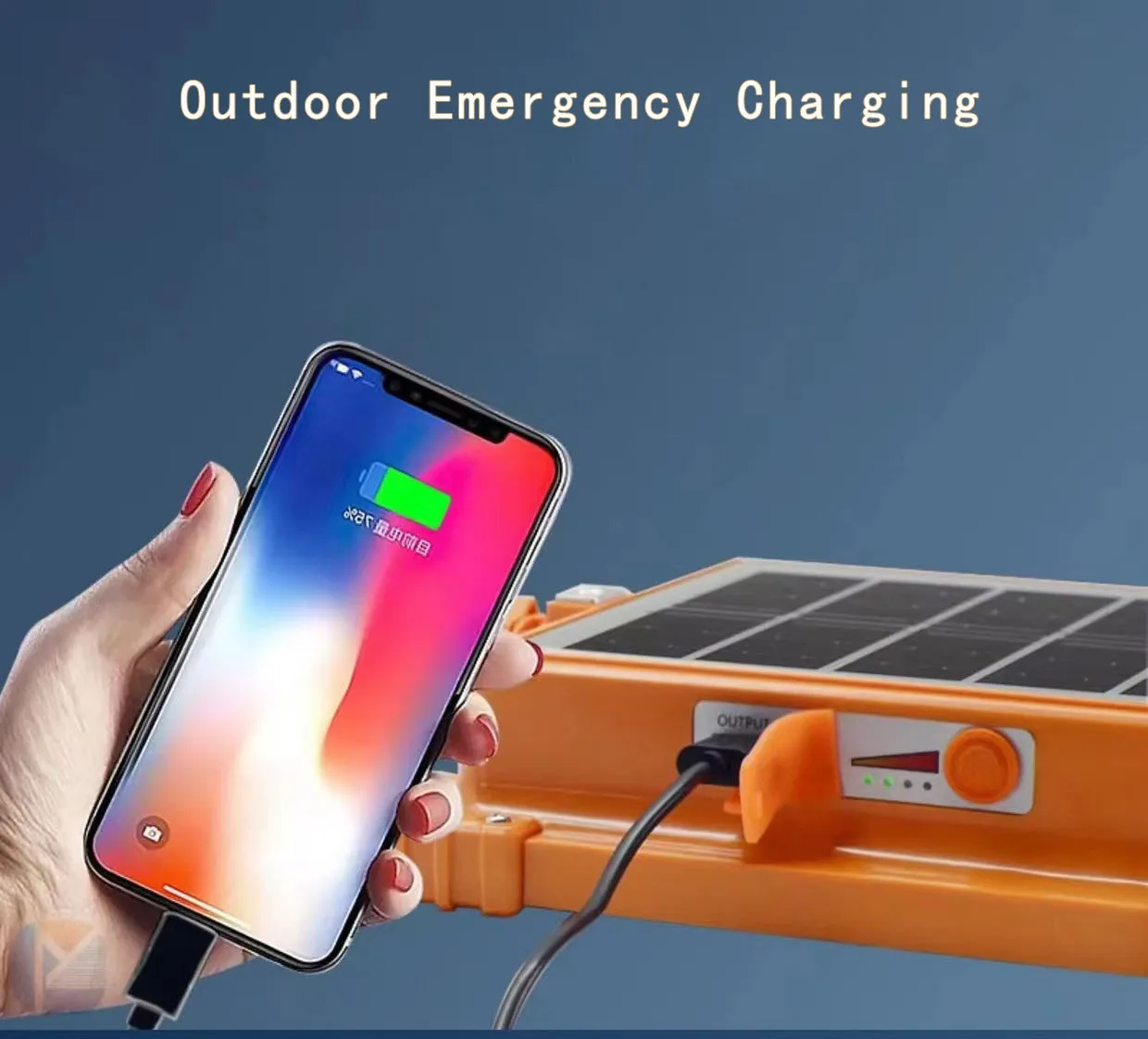 200W Multifunctional Rechargeable Solar Powered Work Light