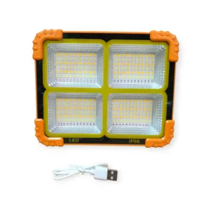 200W Multifunctional Rechargeable Solar Powered Work Light