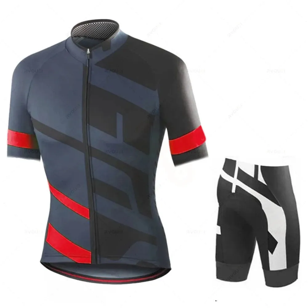 2023 Mens Summer Cycling Clothing Comfortable Racing Bicycle Clothes Suit Quick-Dry Mountain Bike Cycling Jersey Ropa Ciclismo