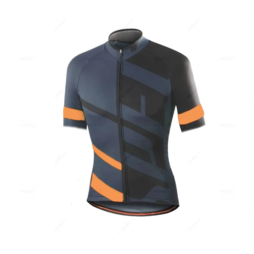 2023 Mens Summer Cycling Clothing Comfortable Racing Bicycle Clothes Suit Quick-Dry Mountain Bike Cycling Jersey Ropa Ciclismo
