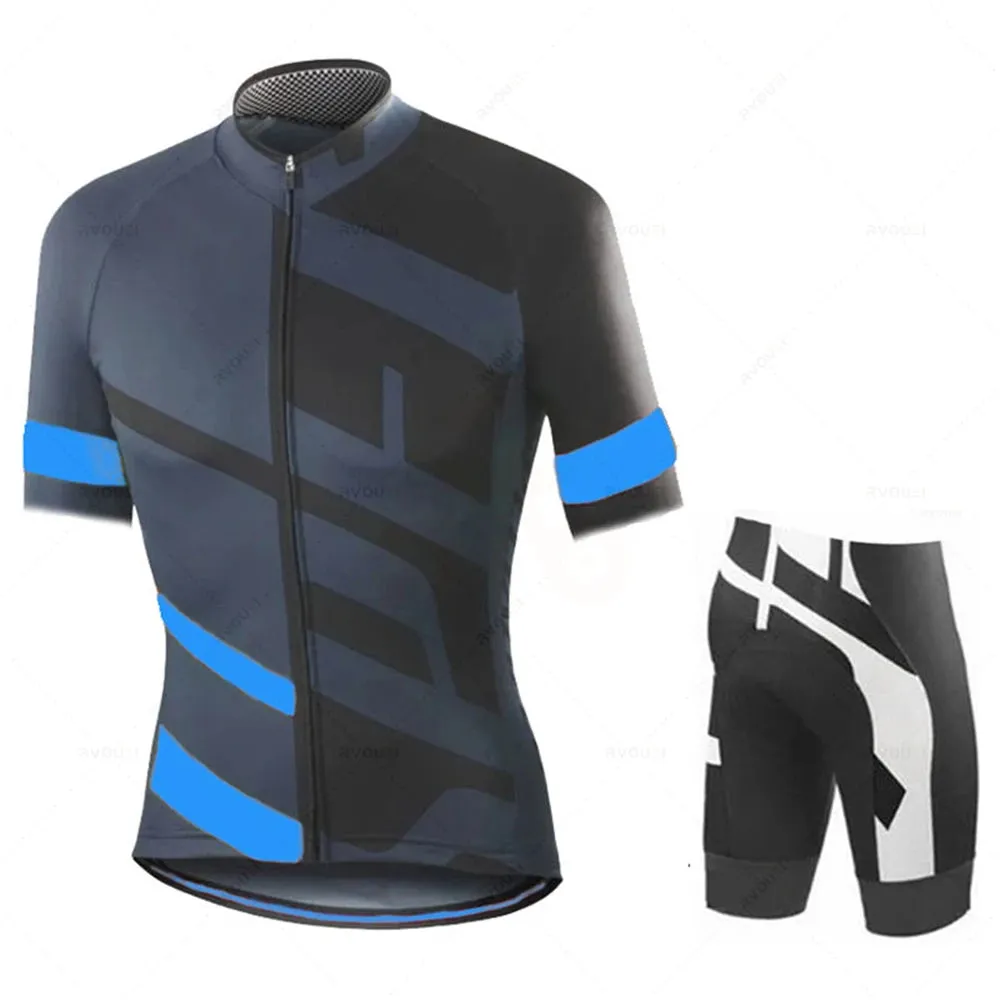 2023 Mens Summer Cycling Clothing Comfortable Racing Bicycle Clothes Suit Quick-Dry Mountain Bike Cycling Jersey Ropa Ciclismo