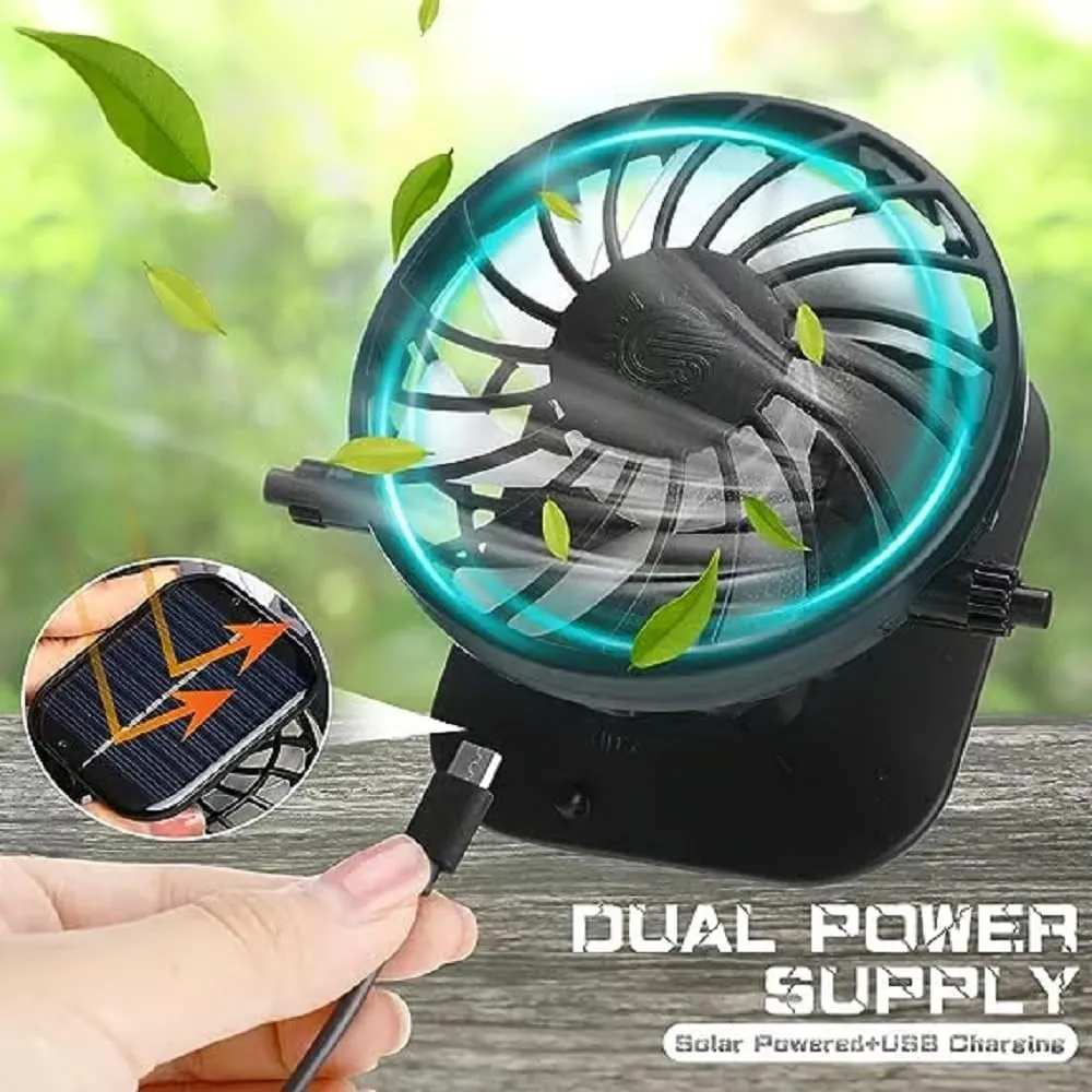 2025 New Ultralight Solar Fan Sun Hat – Lighter Than a Baseball,Wide Brim Solar Fan Hat Outdoor Fishing