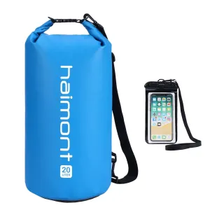 20L Waterproof Dry Bag with Waterproof Phone Case