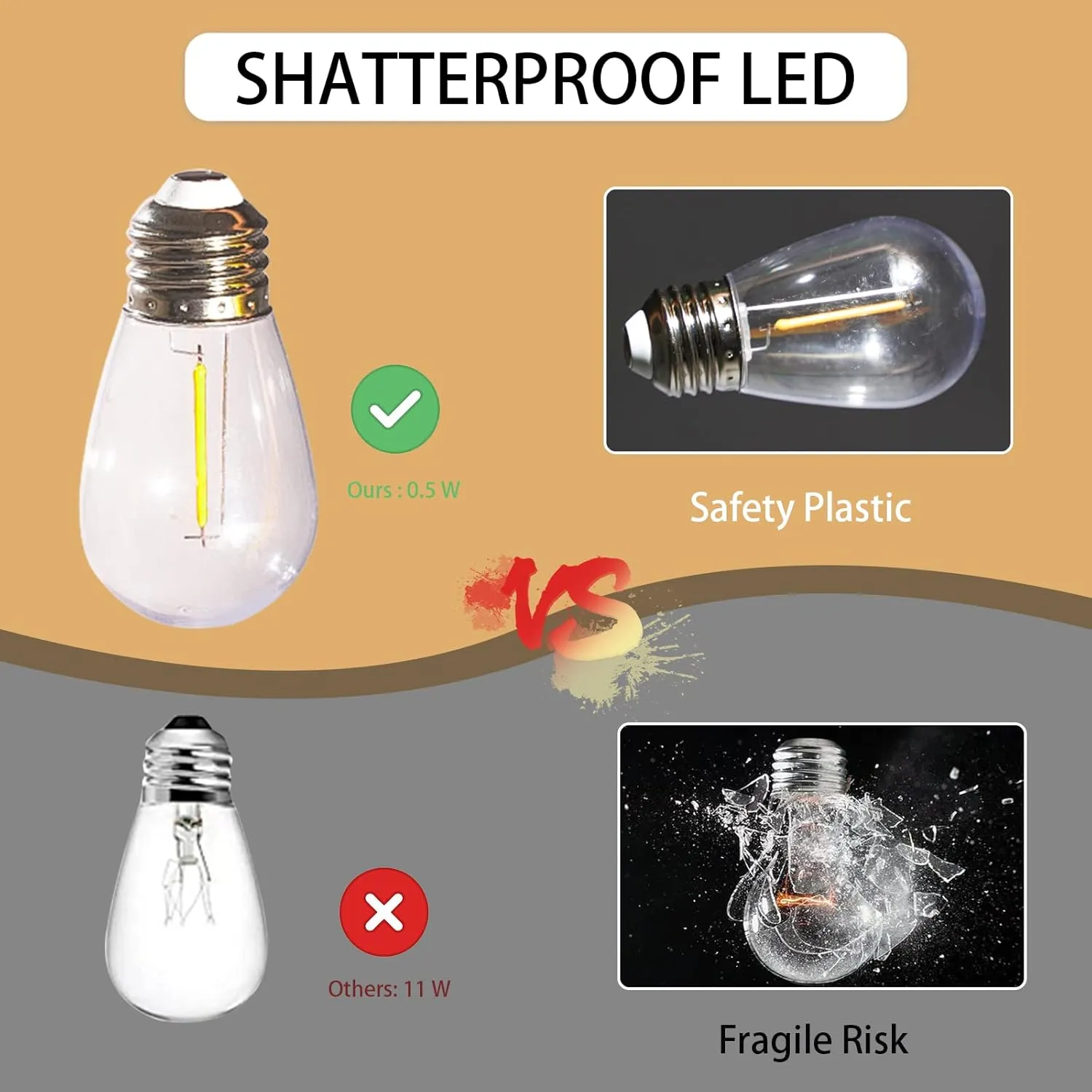 35 FT Solar String Lights with Remote, Dimmable Waterproof Outdoor Lights - Solar Powered for Patio, Garden, Backyard, Camping