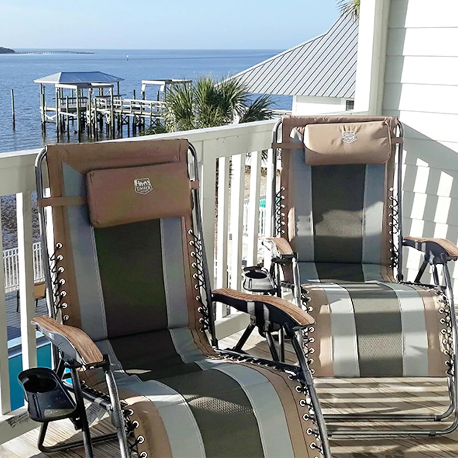 350 Cup Chair, Holder LBS, Zero Gravity RIDGE Padded, TIMBER Foldable, Priority access Reliable service Oversized