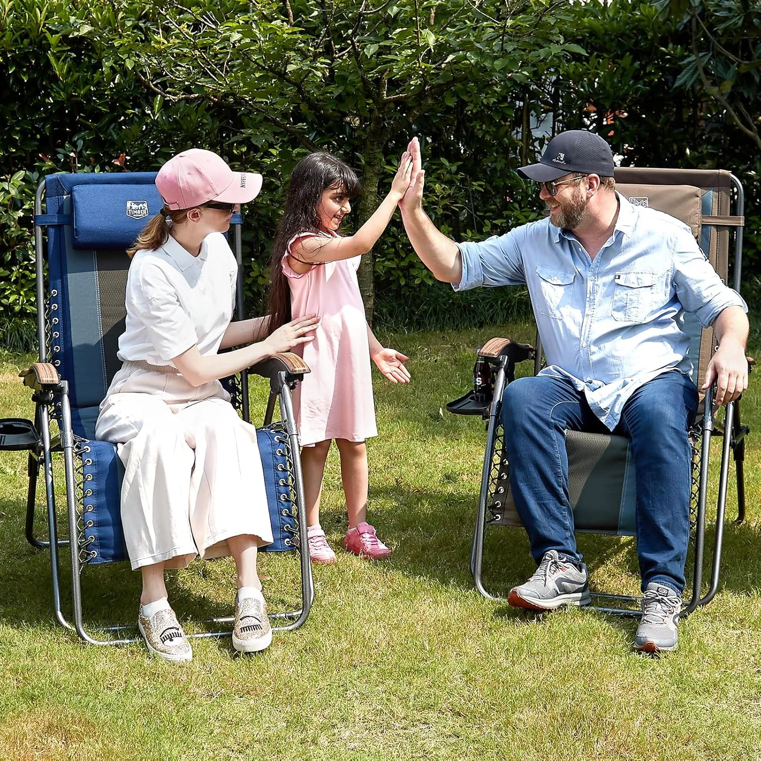 350 Cup Chair, Holder LBS, Zero Gravity RIDGE Padded, TIMBER Foldable, Priority access Reliable service Oversized