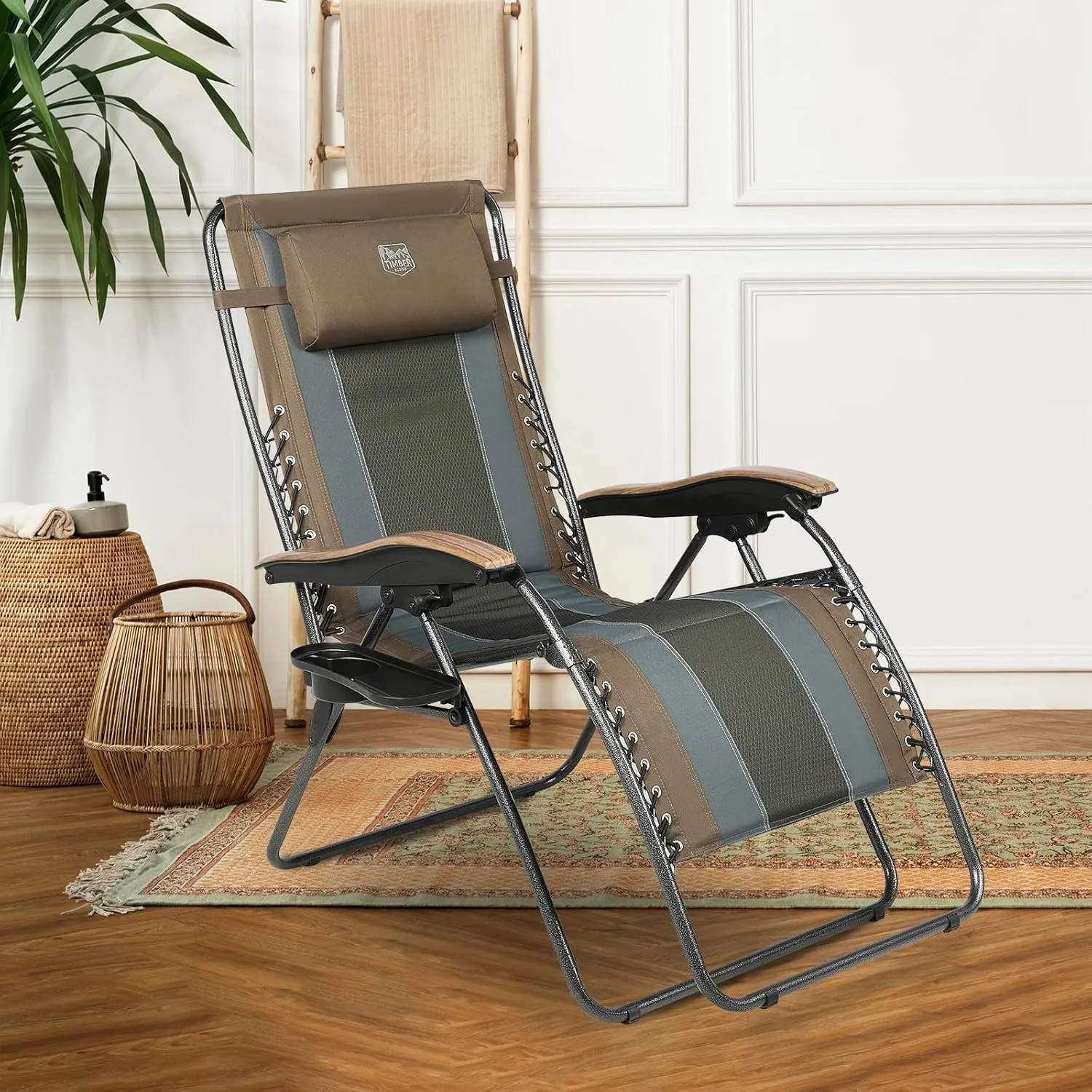 350 Cup Chair, Holder LBS, Zero Gravity RIDGE Padded, TIMBER Foldable, Priority access Reliable service Oversized