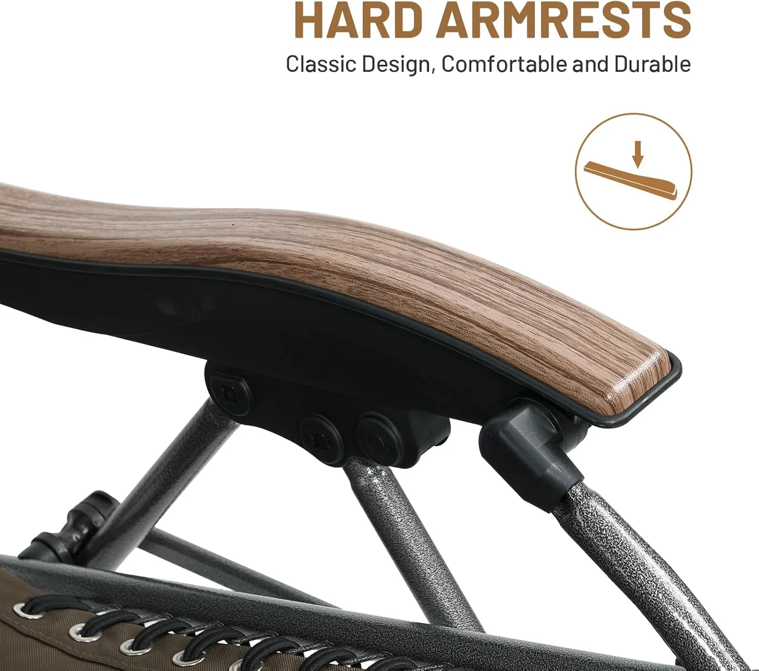 350 Cup Chair, Holder LBS, Zero Gravity RIDGE Padded, TIMBER Foldable, Priority access Reliable service Oversized