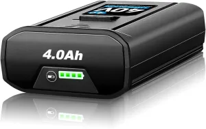 40V 4.0Ah Replacement Battery for Kobalt 40v Battery MAX 2540C-06, Rechargeable Lithium Ion Battery for Kobalt KB640-03 KB540C-06 KB245-06 KB240-06 Kb540-06 for Cordless Power Tools