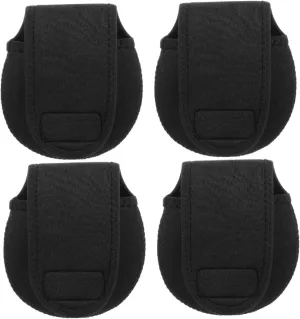4pcs Fishing Reel Storage Bag Baitcasting Reel Case Protective Cover Made of Neoprene Corrosion Proof Lightweight Portable