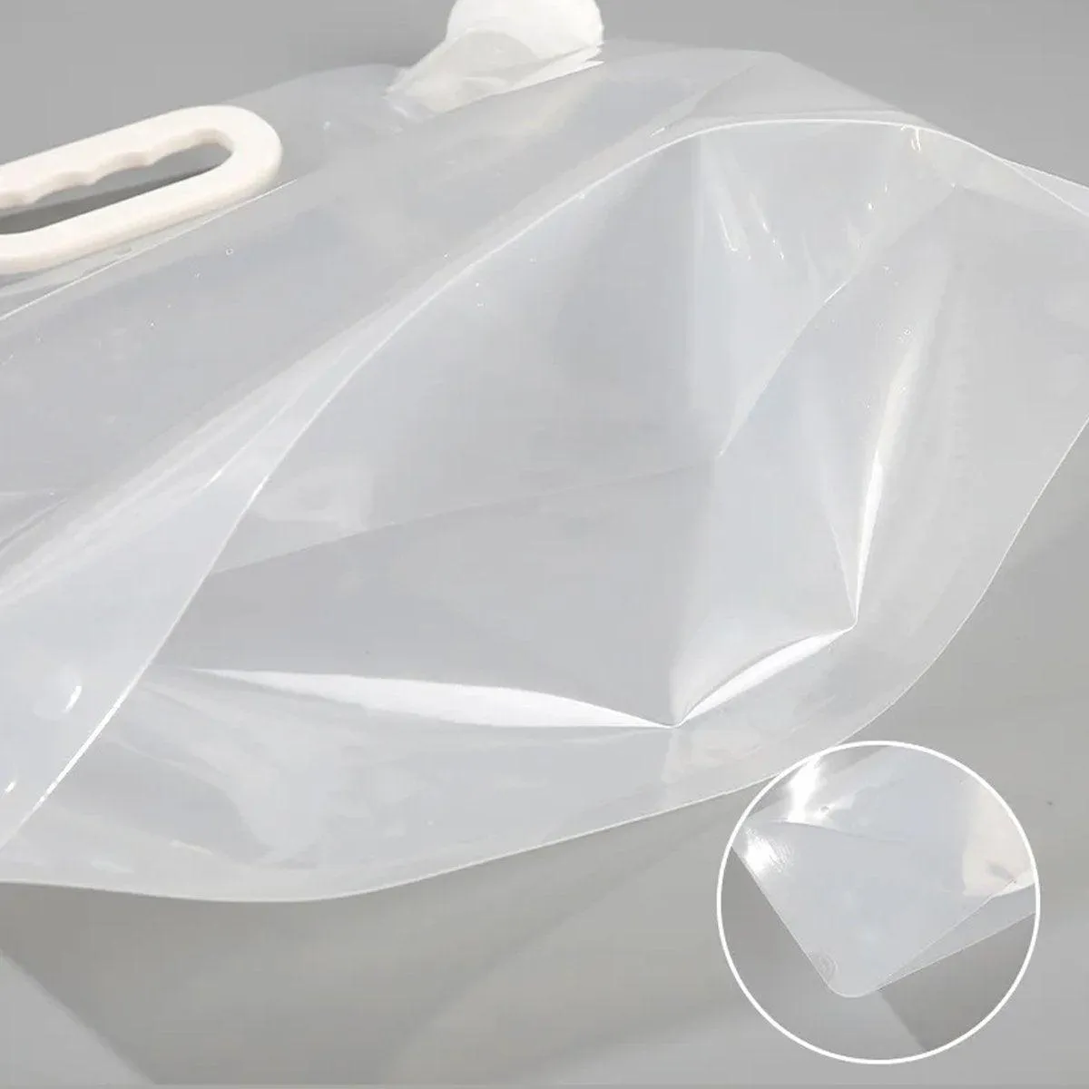 4pcs Folding Water Storage Bag Portable Bucket for Camping Hiking Outdoor Sports