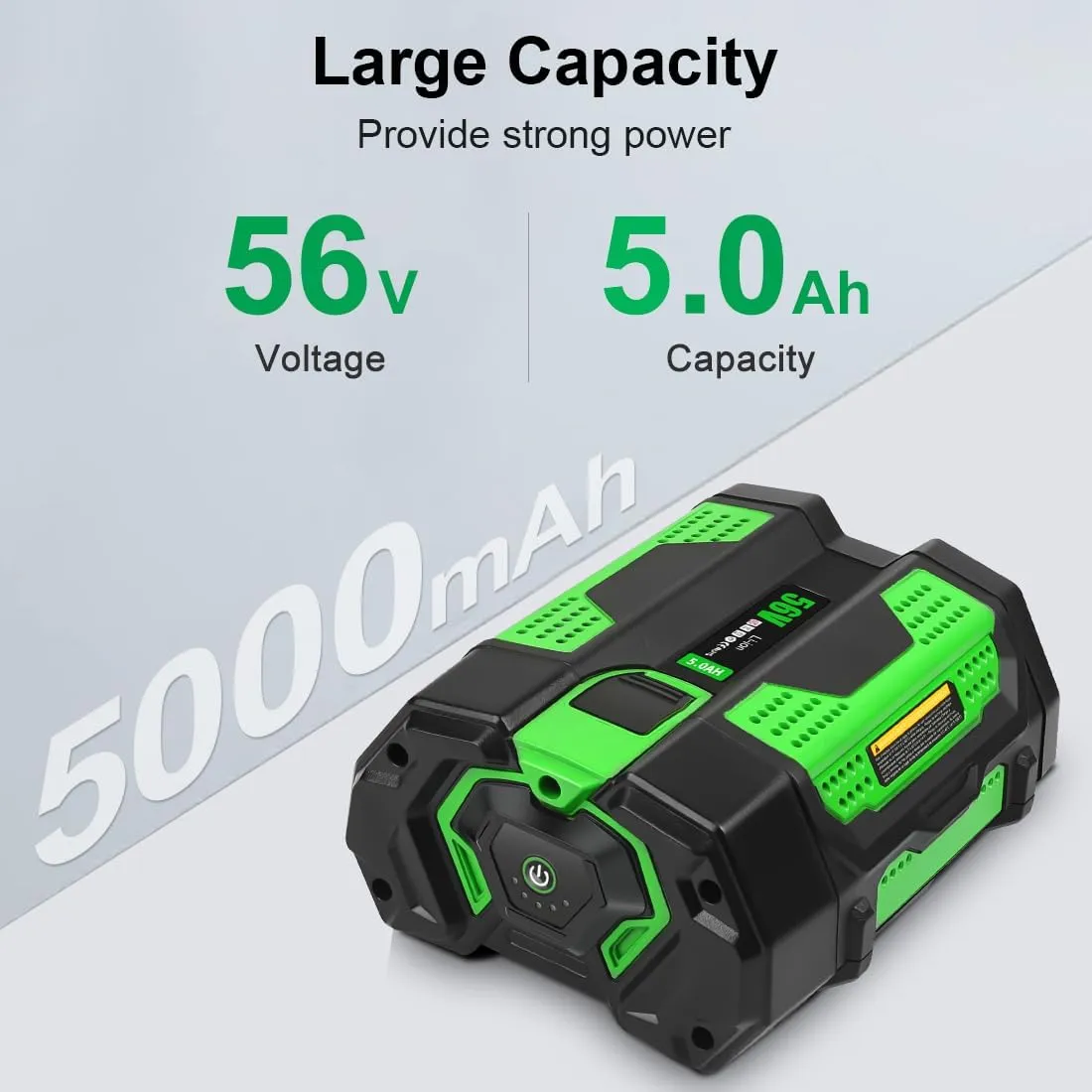 56V 5.0Ah Battery Replacement for EGO 56v Battery