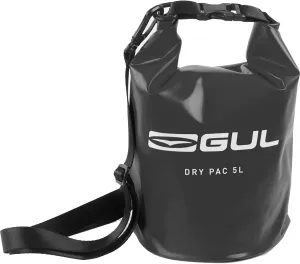 5L Heavy Duty Dry Bag - Black - Waterproof Sprayproof - Unisex - Durable PVC Fabric - Snap Shut Dry Fastening