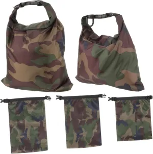 5Pcs Dry Bags Multipurpose Floating Storage for Kayaking Camping Fishing Tear Resistant Compact Lightweight Various