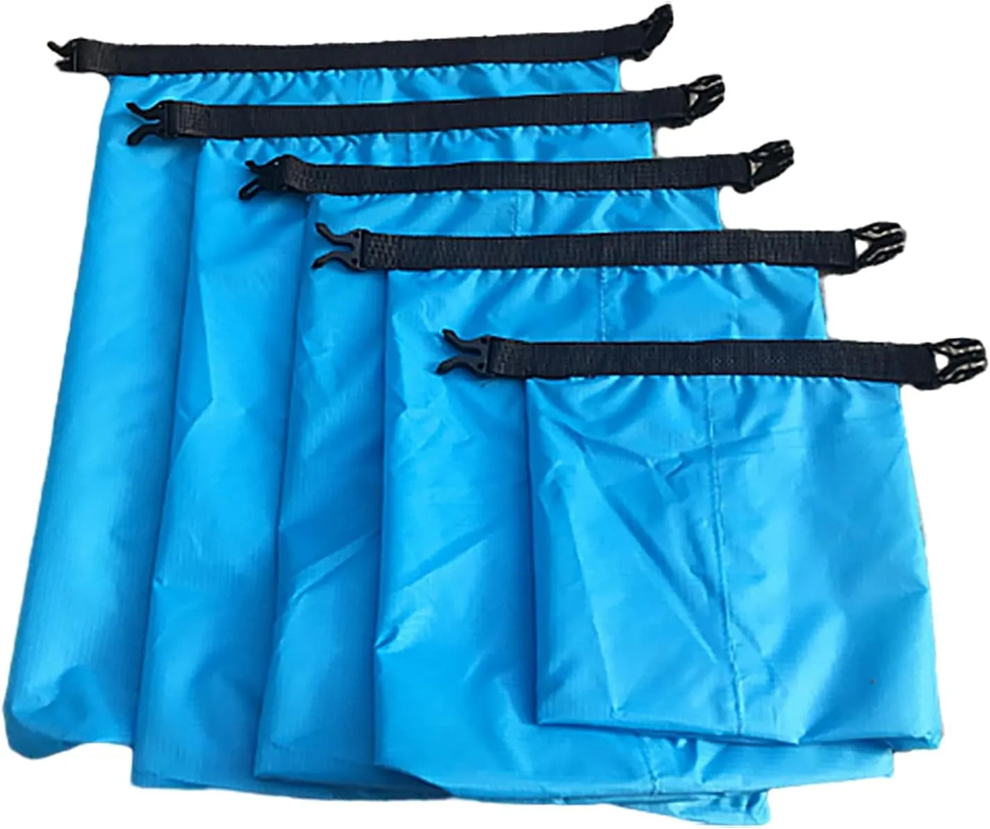 5Pcs Lightweight Dry Bag Roll Top Sacks Keep Gear Dry For Hikings Beach Fishing Campings Raftings