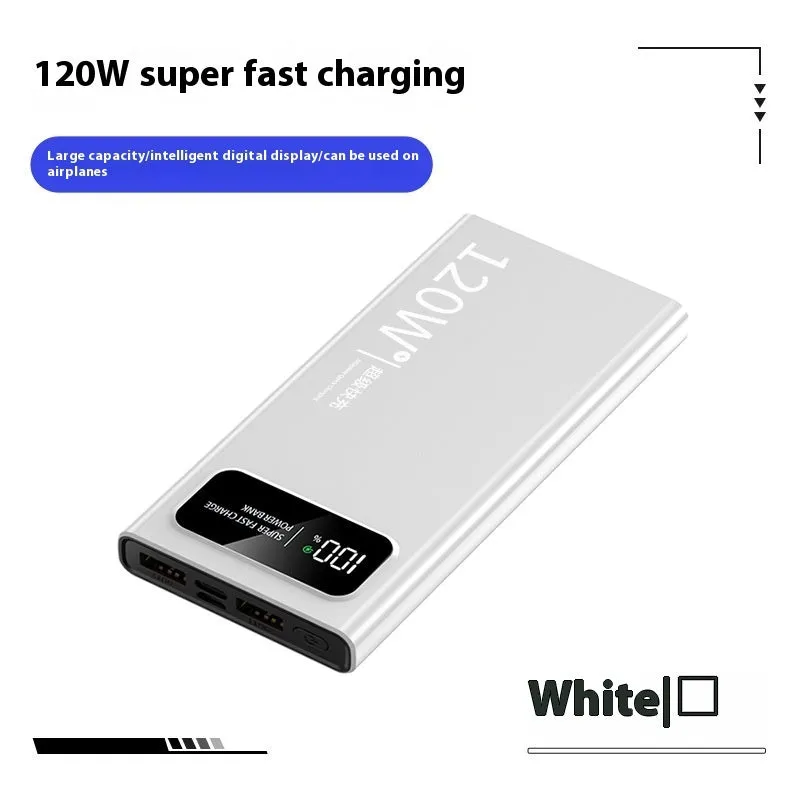 66 W Super Fast Charge Mobile Power Supply 20000 MA Large Capacity