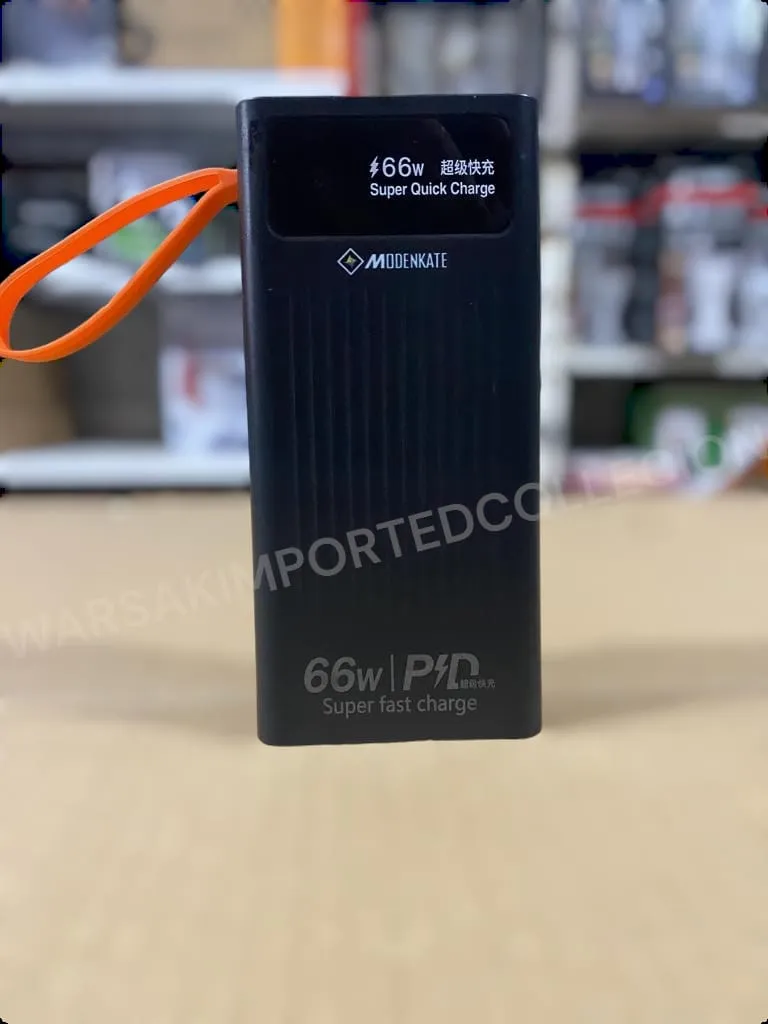 66W Modenkat Power Bank with 4 Builtin  Cables
