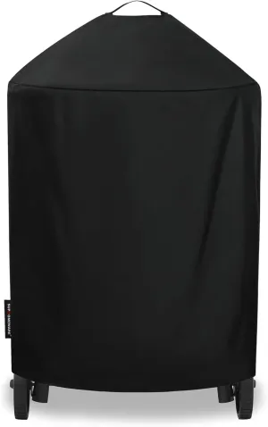 6755 Grill Cover for Char Griller and Akorn Kamado, Waterproof Heavy Duty Black Grill Cover