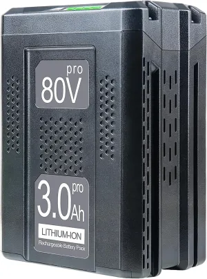80V 3000mAh Batteries Replacement for Greenworks 80V Battery Lithium Ion Cordless Power Tools