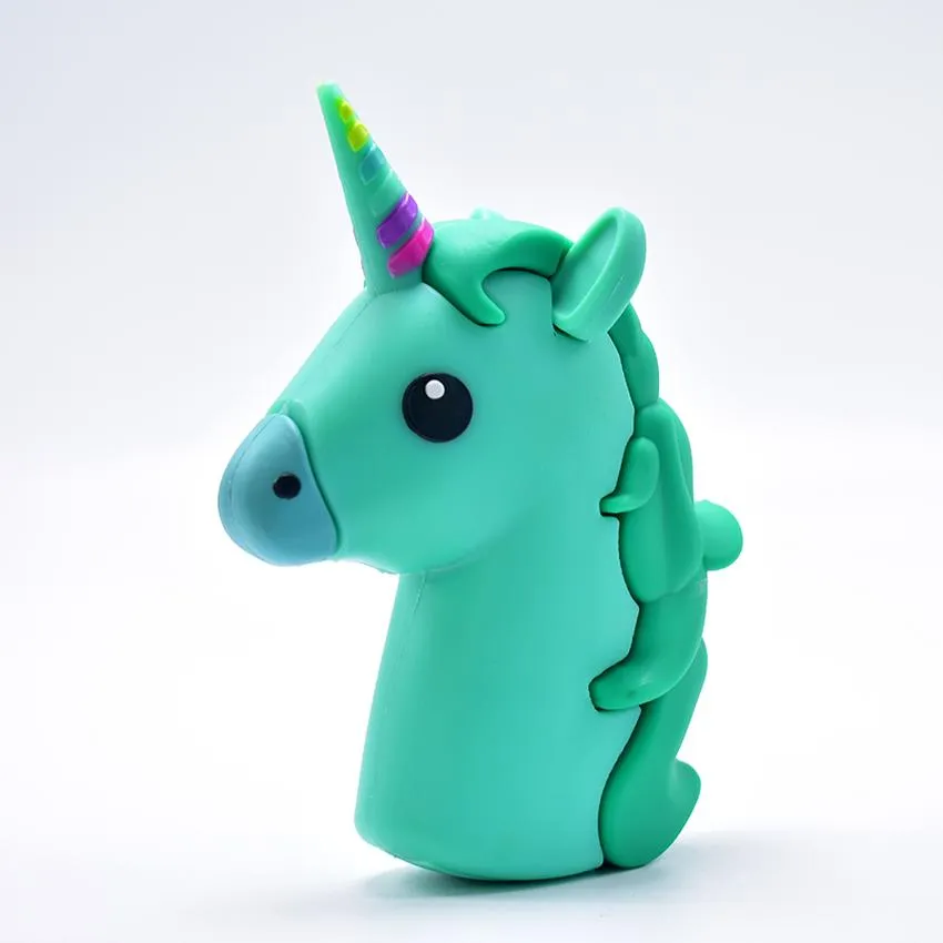8800mah Unicorn powerbank Cute Portable Emoji Power Bank Charger Cartoon 18650 Battery Bateria For iPhone X Xiaomi Samsung S9 S8