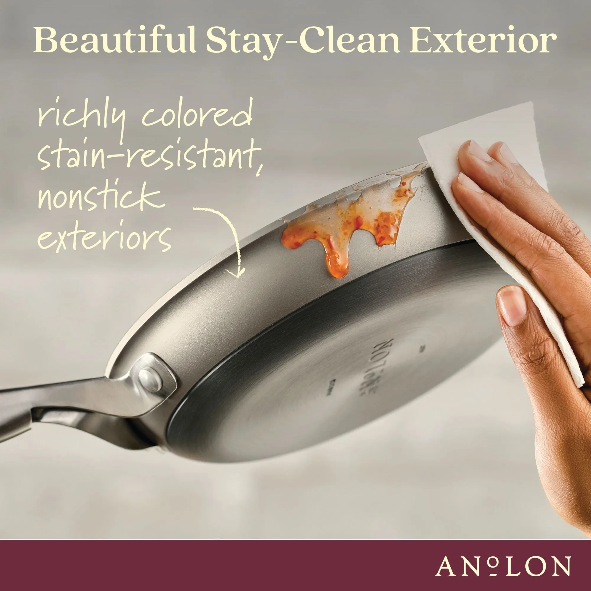 9-Piece Hard Anodized Nonstick Cookware Set