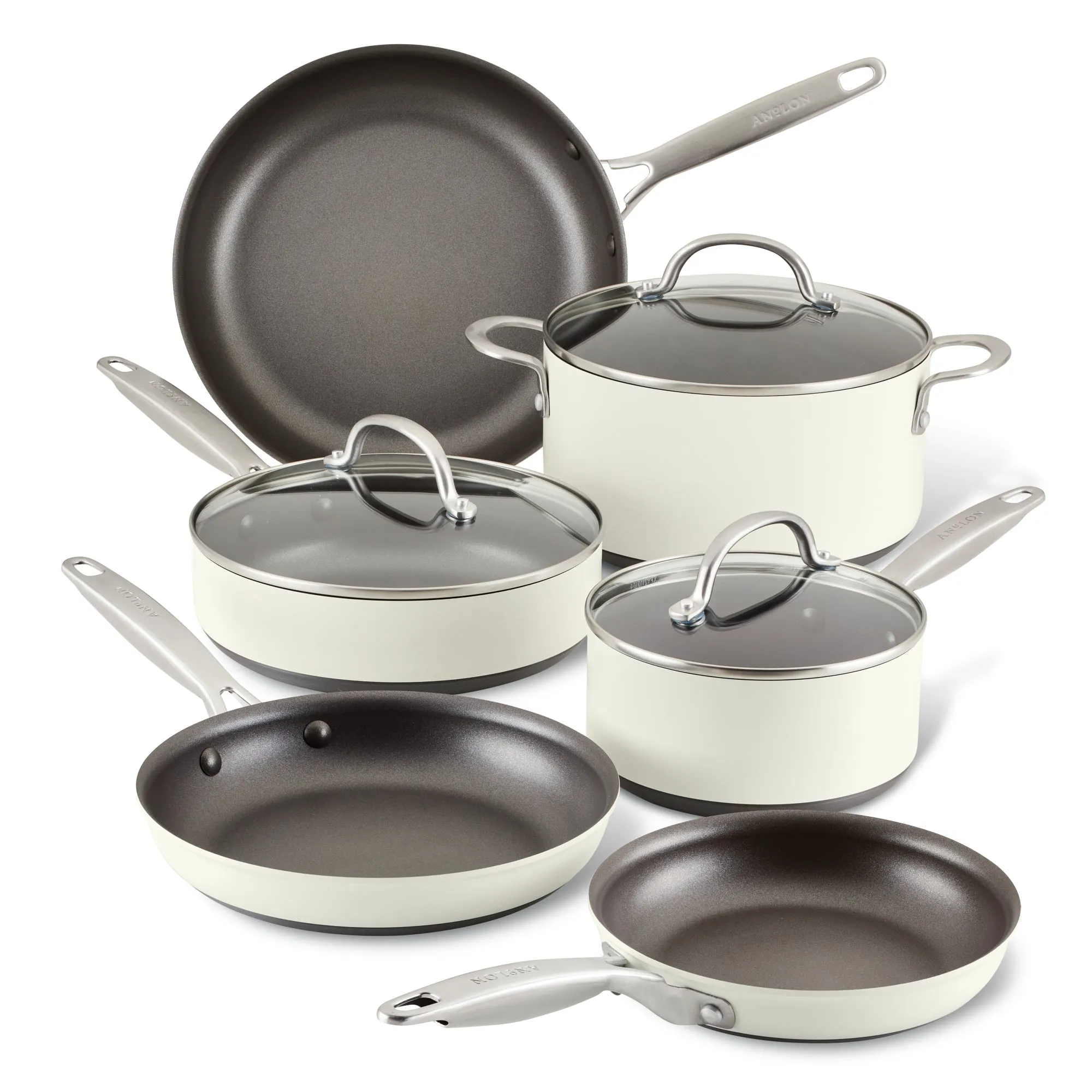 9-Piece Hard Anodized Nonstick Cookware Set