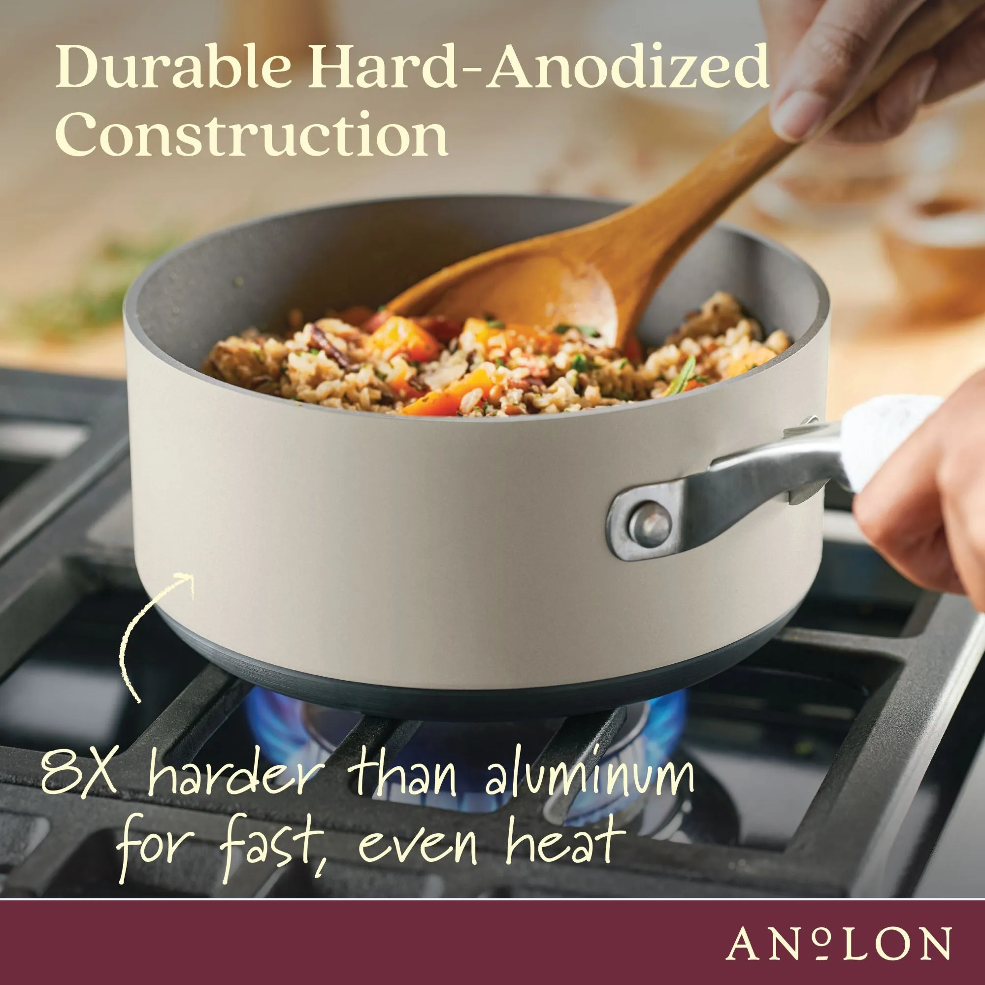 9-Piece Hard Anodized Nonstick Cookware Set